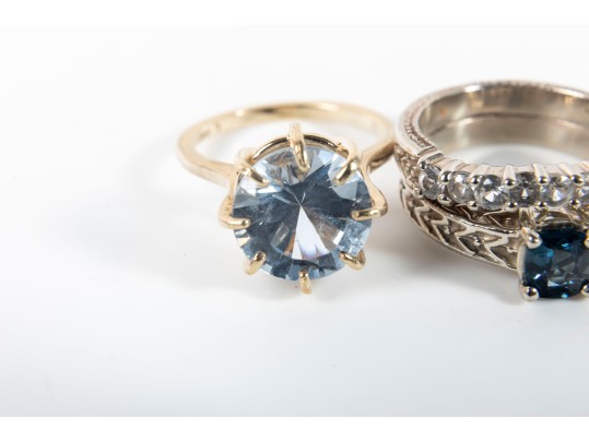 Three Gemstone Rings