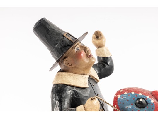 Leo Smith Limited Edition Turkey Rider Woodcraft Toy