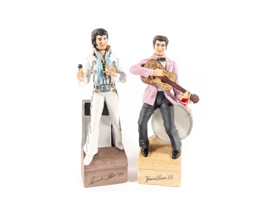 Elvis Presley 1950's - 1970's McCormick Whiskey Decanters
