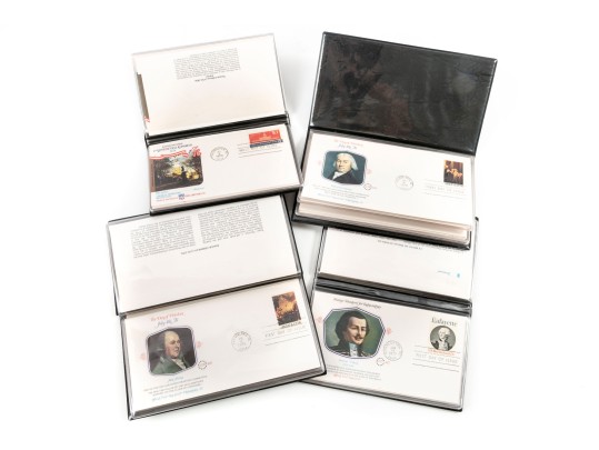 Four Fleetwood First Day Cover Pamphlets 