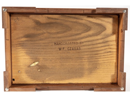 W.F. Czagas Wood Marquetry Box 