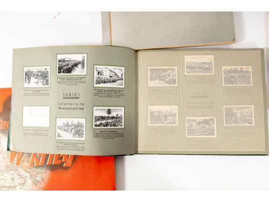 Historical German Cigarette Card Photo Albums