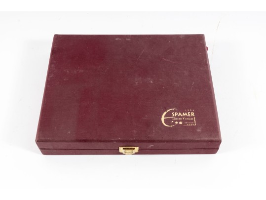 Espamer '96 Seville Exhibition Silver-Plated Jewelry Box
