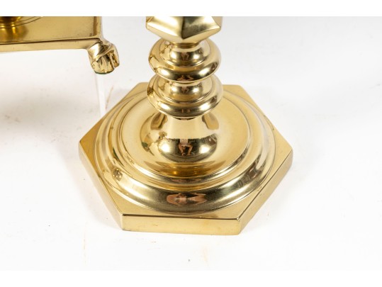 Virginia Metalcrafters Brass Candlestick Holders