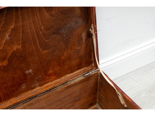 Antique Wood Tool Trunk