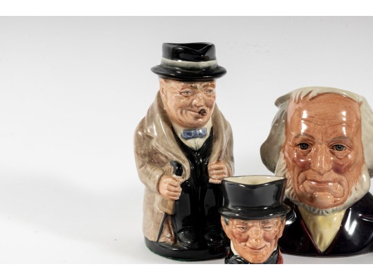 Vintage (1950's - 1980's) Royal Doulton Miniature Face Jugs