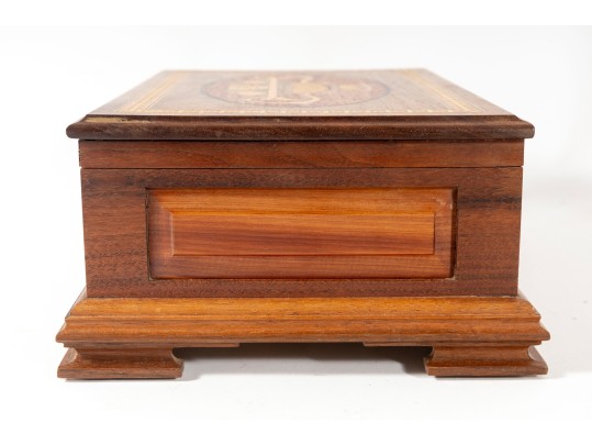 W.F. Czagas Wood Marquetry Box 