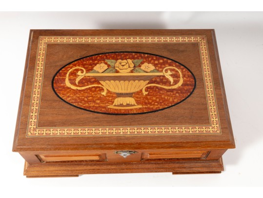W.F. Czagas Wood Marquetry Box 