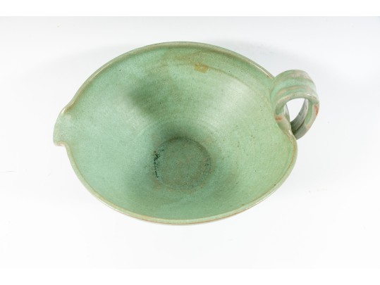 M.L. Owens Studio Pottery Basin Pitcher 