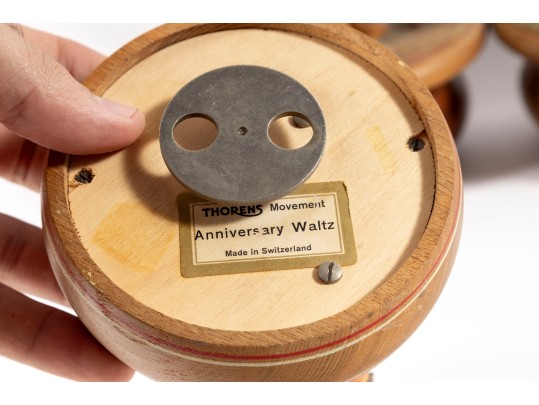Vintage Swiss Thorens Wooden Music Boxes