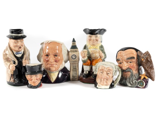 Vintage (1950's - 1980's) Royal Doulton Miniature Face Jugs