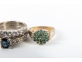 Three Gemstone Rings