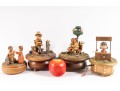 Vintage Swiss Thorens Wooden Music Boxes