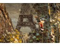 Oil On Canvas Paris Landscape, Untited -- Unknown Artist