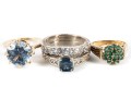 Three Gemstone Rings