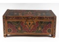 Russian Mosaic Painted Wood Hinged Box