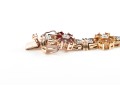 Gold Plated Sterling Silver Gemstone Bracelet