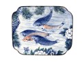 Sun Ceramics Koi Fish Platter 