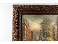 Oil On Canvas Paris Landscape, Untited -- Unknown Artist