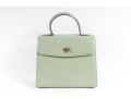 Vintage Coach Madison Biltmore Bag & Wallet In Celadon Green Leather