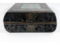 Oriental Laqeured Wood & Enamel Capsule Box