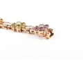 Gold Plated Sterling Silver Gemstone Bracelet