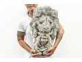 Large Decorative Concrete Lion Head 