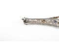 Diamond/Sapphire Art Nouveau Brooch Pin
