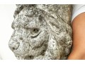 Large Decorative Concrete Lion Head 