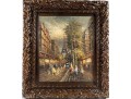 Oil On Canvas Paris Landscape, Untited -- Unknown Artist