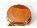 Vintage Copper Pan Set With Overhead Pan Hanger (Hooks Included)
