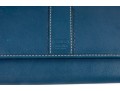 Coach Leather Trifold Wallet (Blue/Fuchsia)