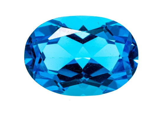 Loose Stone: Oval Blue Topaz, CTS: 7.95