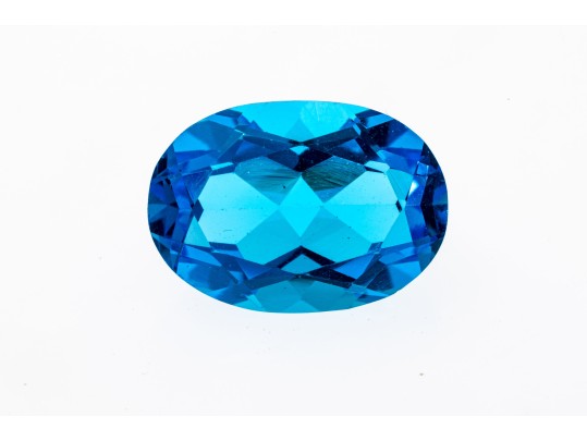 Loose Stone: Oval Blue Topaz, CTS: 7.95