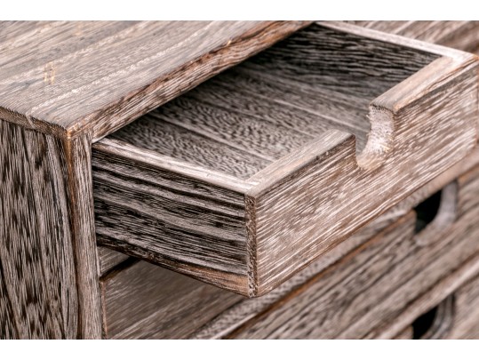 Rustic Wood Jewelry Chest