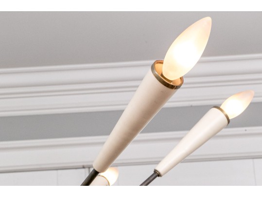 Chic Mid-Century Modern Style 12 Light Chandelier