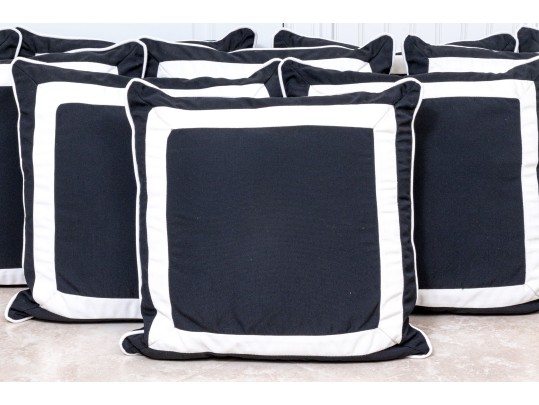 Williams Sonoma Collection Of 10 Sunbrella Outdoor Decorative Accent Pillows