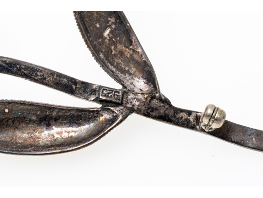 Sterling Silver Fabulous Cultured Freshwater Pearl And Marcasite Flower Brooch