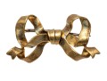 14k Gold Pretty Antique Bow Brooch 