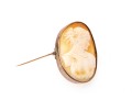 14k Gold Handsome Antique Cameo Brooch