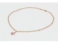 14k And 22k Yellow Gold Beautiful Tourmaline Briolette Necklace