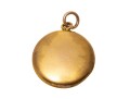 14k Yellow Gold Simple Antique Round Locket