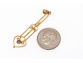 10K Vintage Drop Pendant