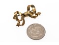 14k Gold Pretty Antique Bow Brooch 