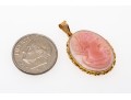 Classic 14K Pink Cameo Pendant