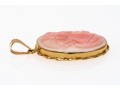 Classic 14K Pink Cameo Pendant