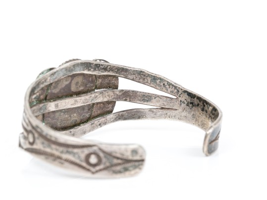 Lot Of Three Sterling Silver Southwestern Cuff Style Bracelets