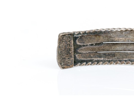 Lot Of Three Sterling Silver Southwestern Cuff Style Bracelets