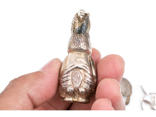 Sterling Silver Collection Of Assorted Bunny Motif Jewelry Pieces