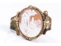Antique Beautiful Delicate Gold Filled Cameo Motif Bracelet
